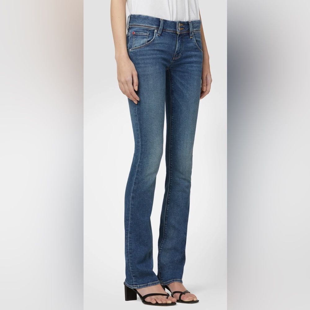 Hudson Jeans Beth‎ Mid-Rise Baby Bootcut Jean size 26 EUC